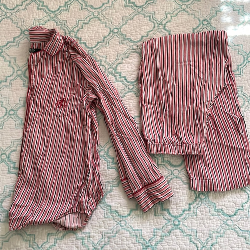 Ralf Lauren Red Striped PJs